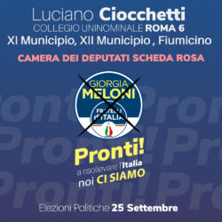Luciano Ciocchetti invito al voto
