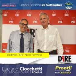 Luciano Ciocchetti con Nico Perrone